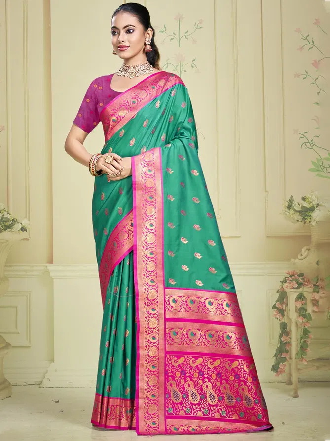 Rajsangini Silk By Bunawat Silk Wedding Wear Sarees Wholesale In India